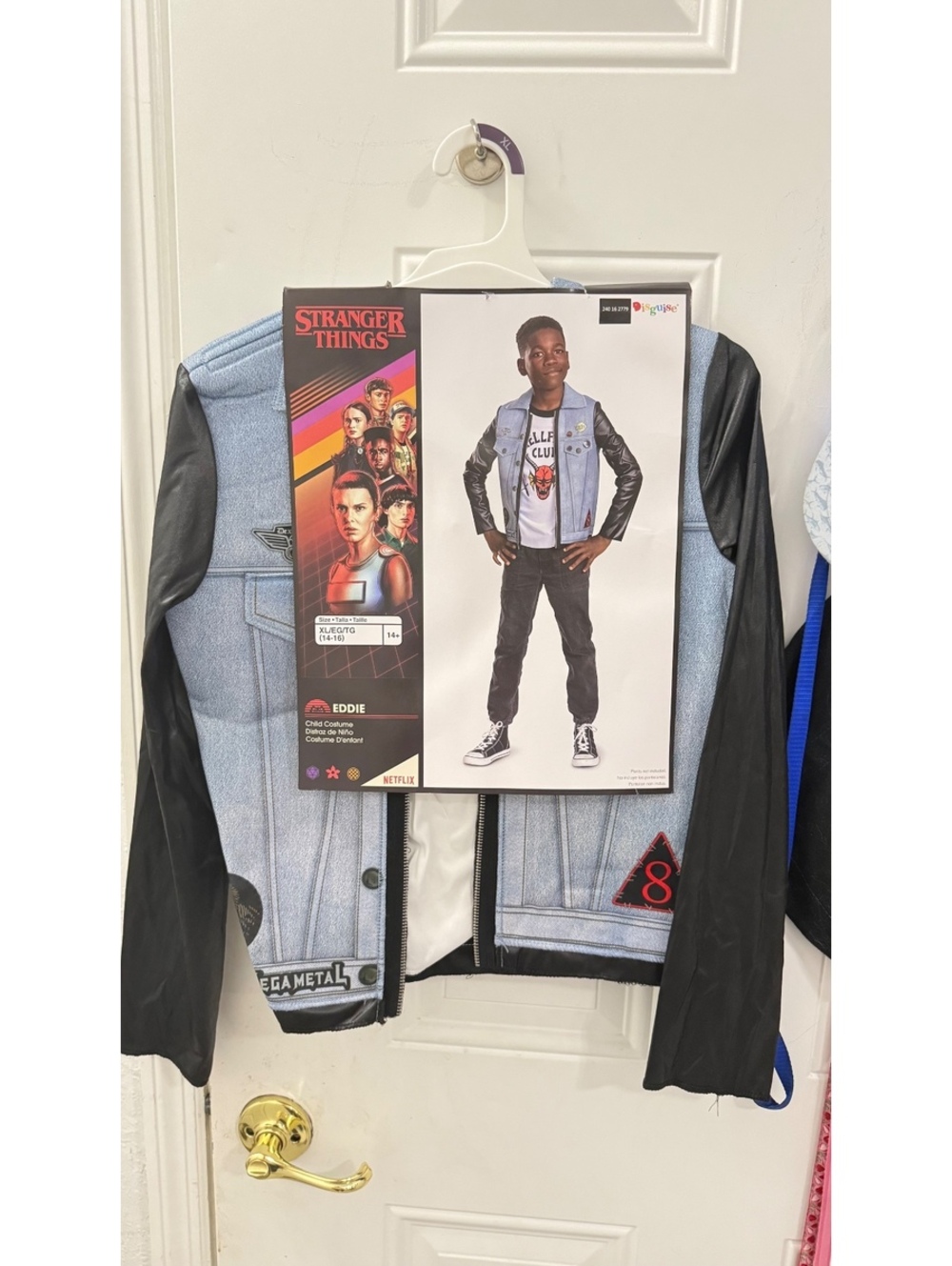 Stranger Things Eddie Jacket XL (14-16) Hellfire Club Tween Birthday Party